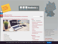 Tablet Screenshot of buerodienste-in.de